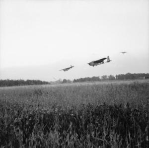 Horsa Gliders landing in Normandy